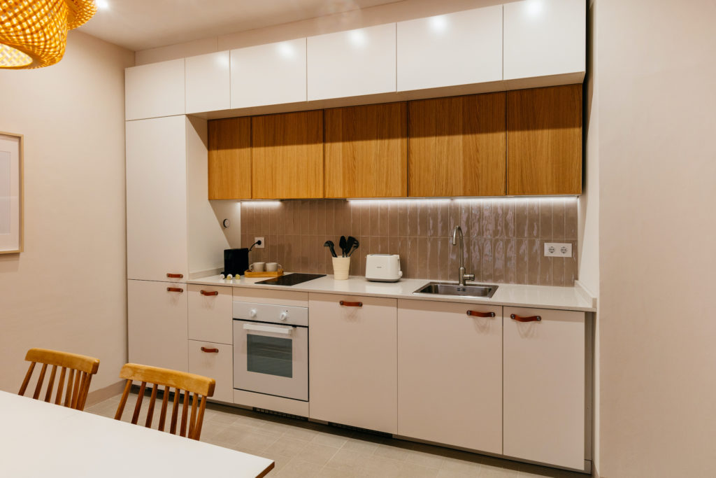Beautiful kitchen in Barcelona apartment